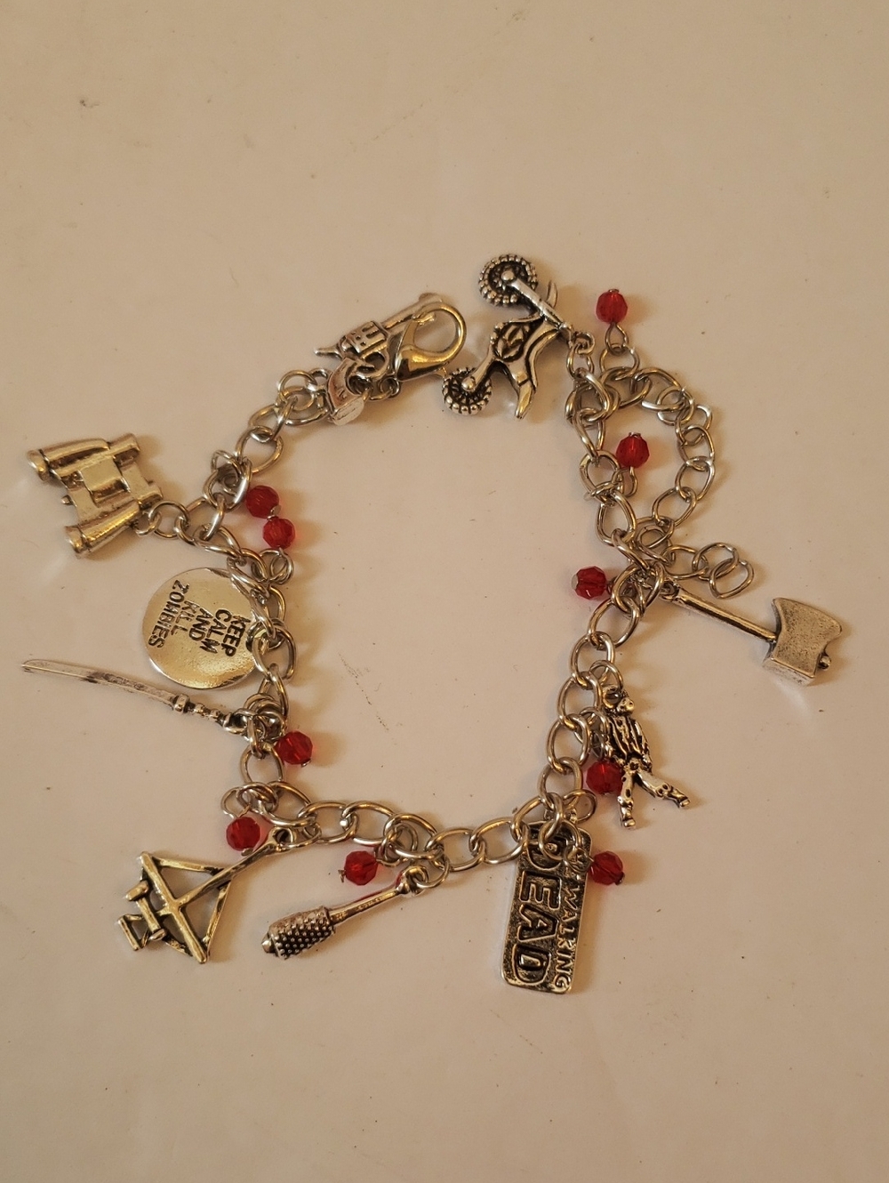 The Walking Dead TV Show Bracelet w/ Charms